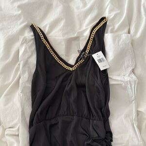 NWT generation love kinsely chain black dress